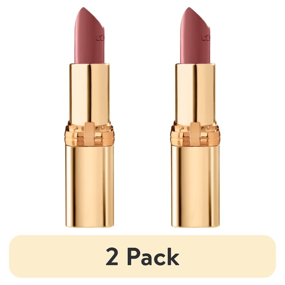 (2 pack) L'Oreal Paris Colour Riche Satin Lipstick with Vitamin E, 635 Worth It Medium
