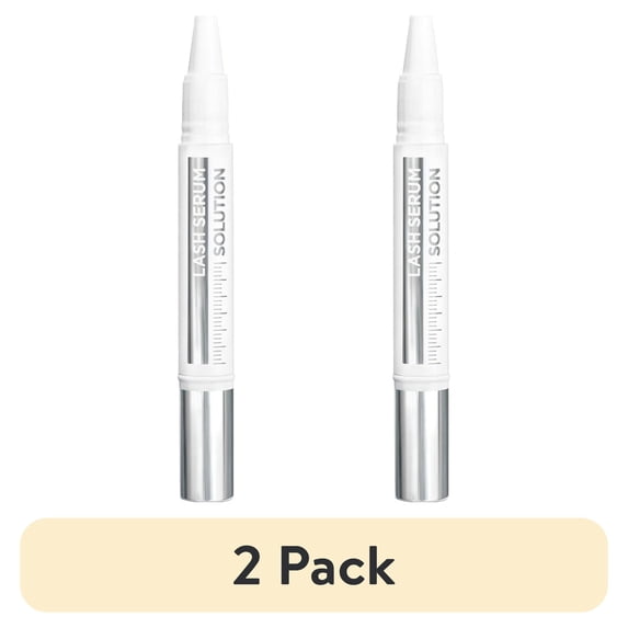 (2 pack) L'Oreal Paris Eyelash Serum Solution with Lash Caring Complex, 0.05 fl. oz.