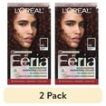 thumbnail image 1 of (2 pack) L'Oreal Paris Feria Shimmering Permanent Hair Color, 42 Burgundy Blush (Deep Reddish Brown), Unisex, 1 Kit, 1 of 8