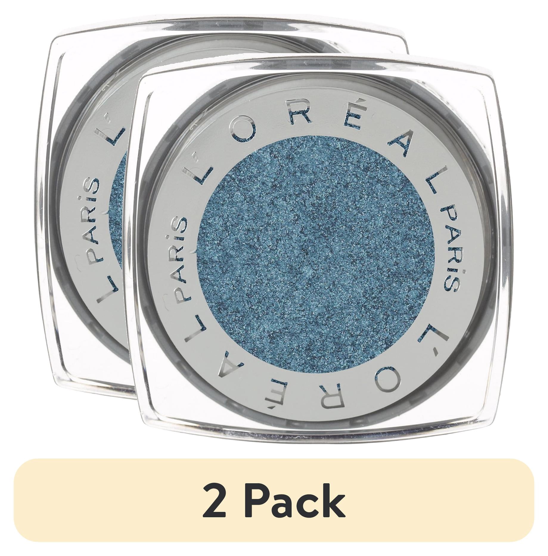 (2 pack) L'Oreal Paris Infallible 24 Hour Waterproof Eye Shadow, Timeless Blue Spark, 0.12 oz.