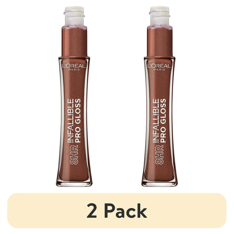 2 pack) L'Oreal Paris Infallible 8 Hour Pro Hydrating Lip Gloss
