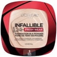thumbnail image 1 of (2 pack) L'Oreal Paris Infallible Fresh Wear 24 Hr Powder Foundation Makeup, 5Pearl, 0.31 oz, 1 of 11