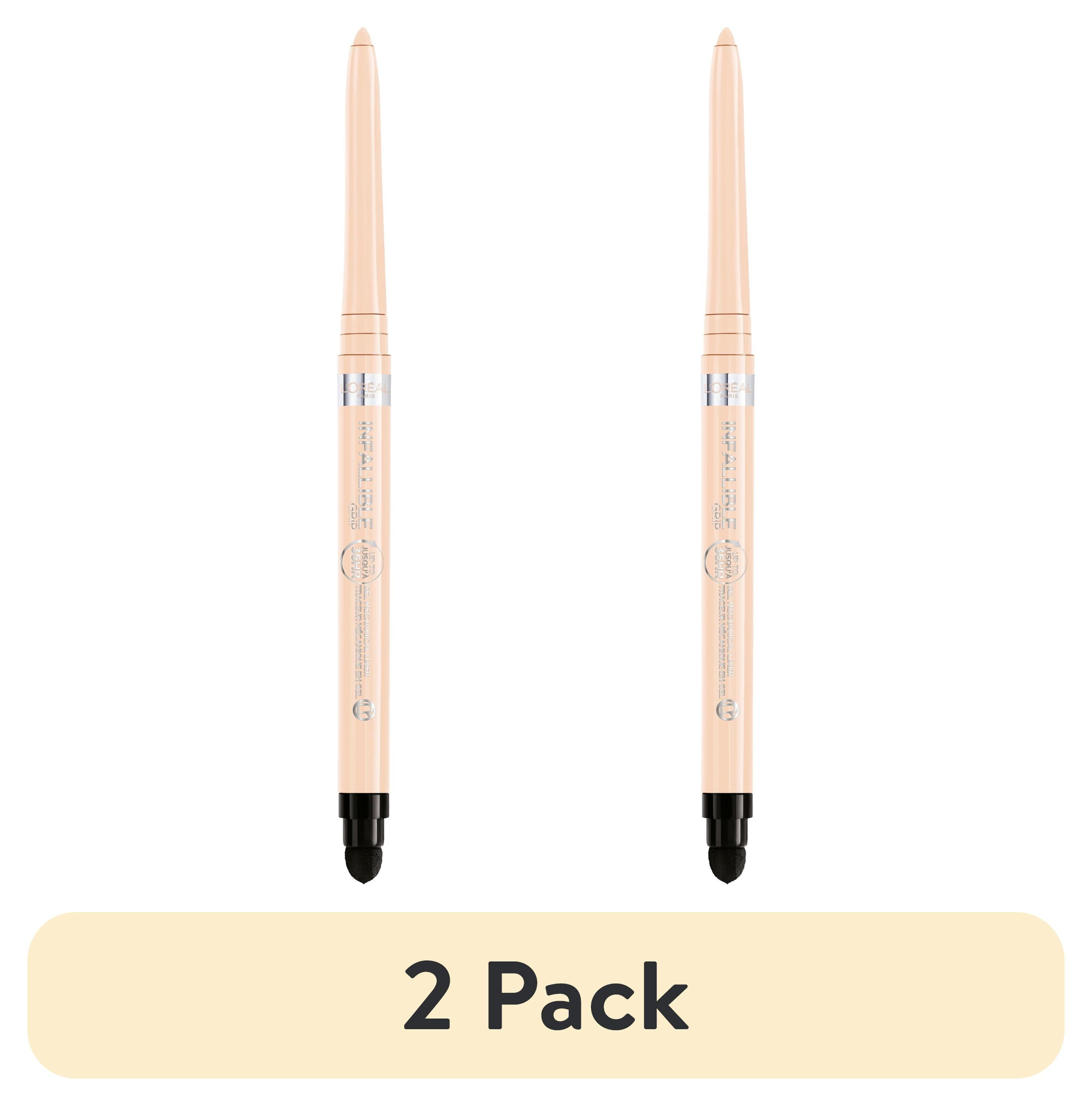 (2 pack) L'Oreal Paris Infallible Grip Mechanical Gel Eyeliner, Bright Nude