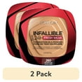 thumbnail interactive-video image 1 of (2 pack) L'Oreal Paris Infallible Pressed Powder, Golden Sun, 0.31 oz, Longwearing, 1 of 11