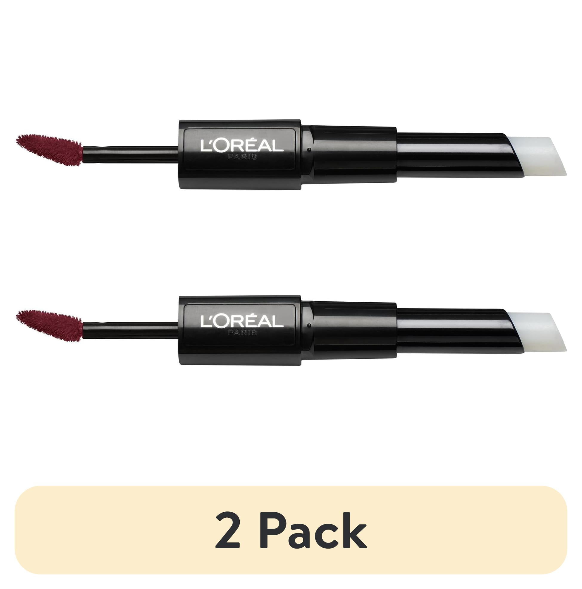 (2 pack) L'Oreal Paris Infallible Pro Last 2 Step Lipstick, 223 Mesmerizing Merlot
