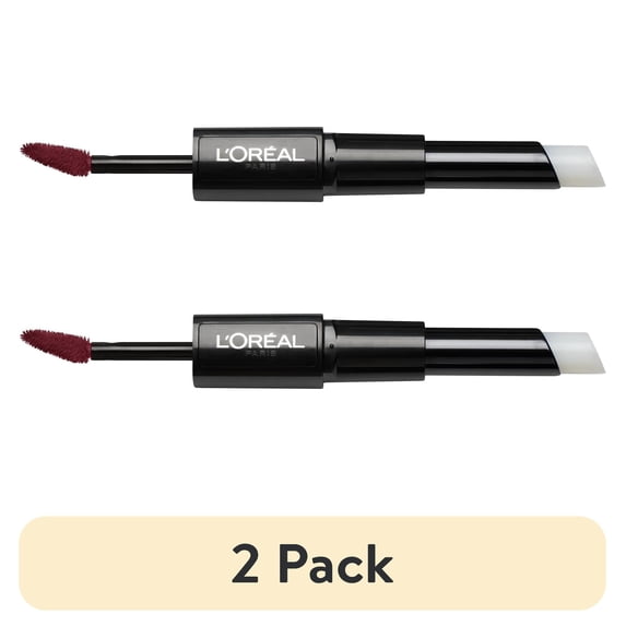 (2 pack) L'Oreal Paris Infallible Pro Last 2 Step Lipstick, 223 Mesmerizing Merlot