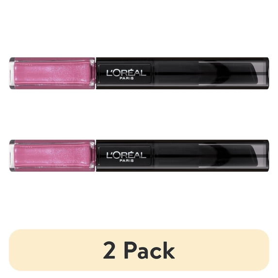 (2 pack) L'Oreal Paris Infallible Pro Last 2 Step Lipstick, Lilac Infinite