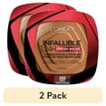 thumbnail interactive-video image 1 of (2 pack) L'Oreal Paris Infallible Up to 24H Fresh Wear Pressed Powder, Sienna, 0.31 oz, 1 of 14