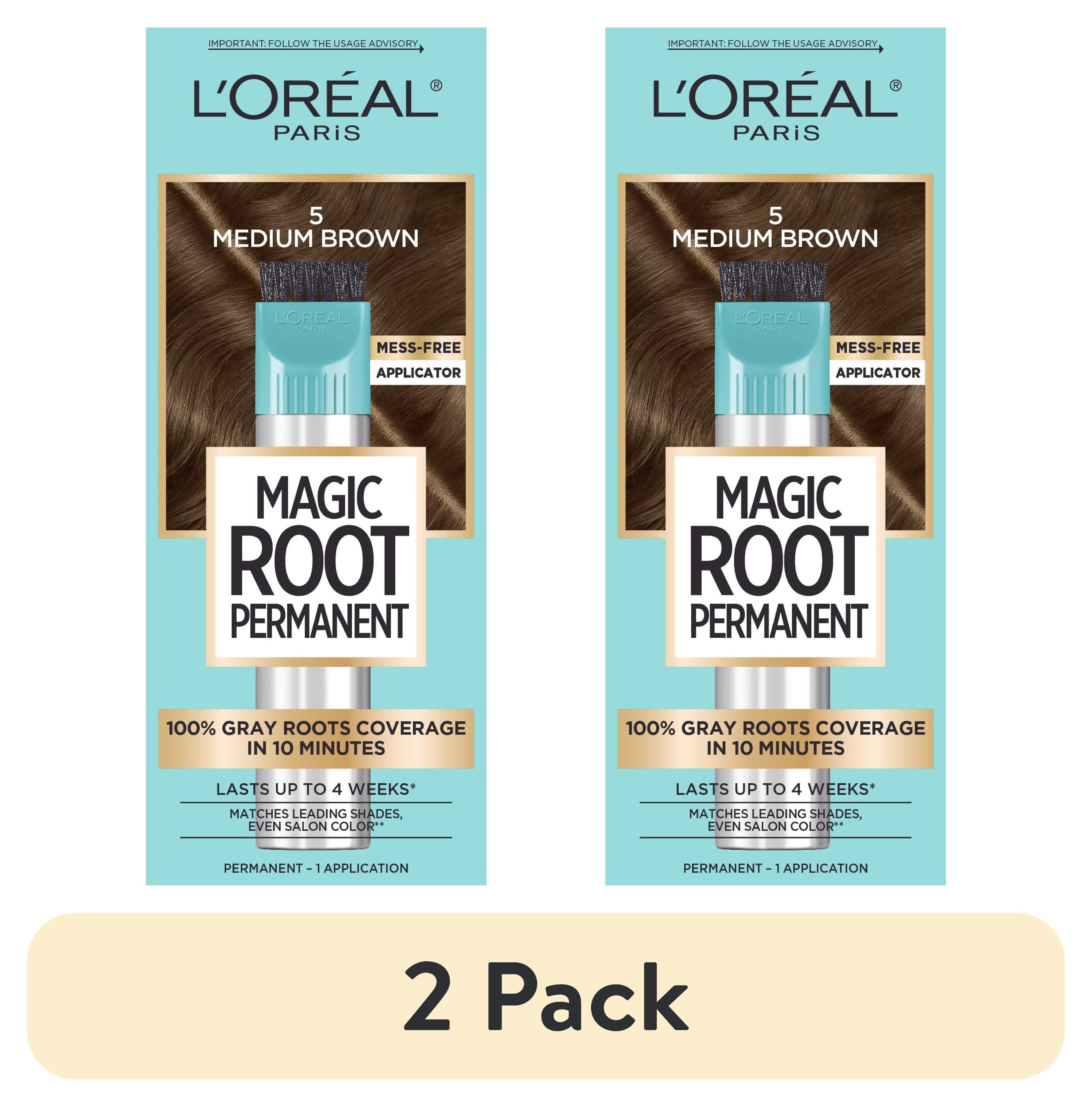 (2 pack) L'Oreal Paris Magic Root Rescue 10 Minute Root Hair Coloring ...