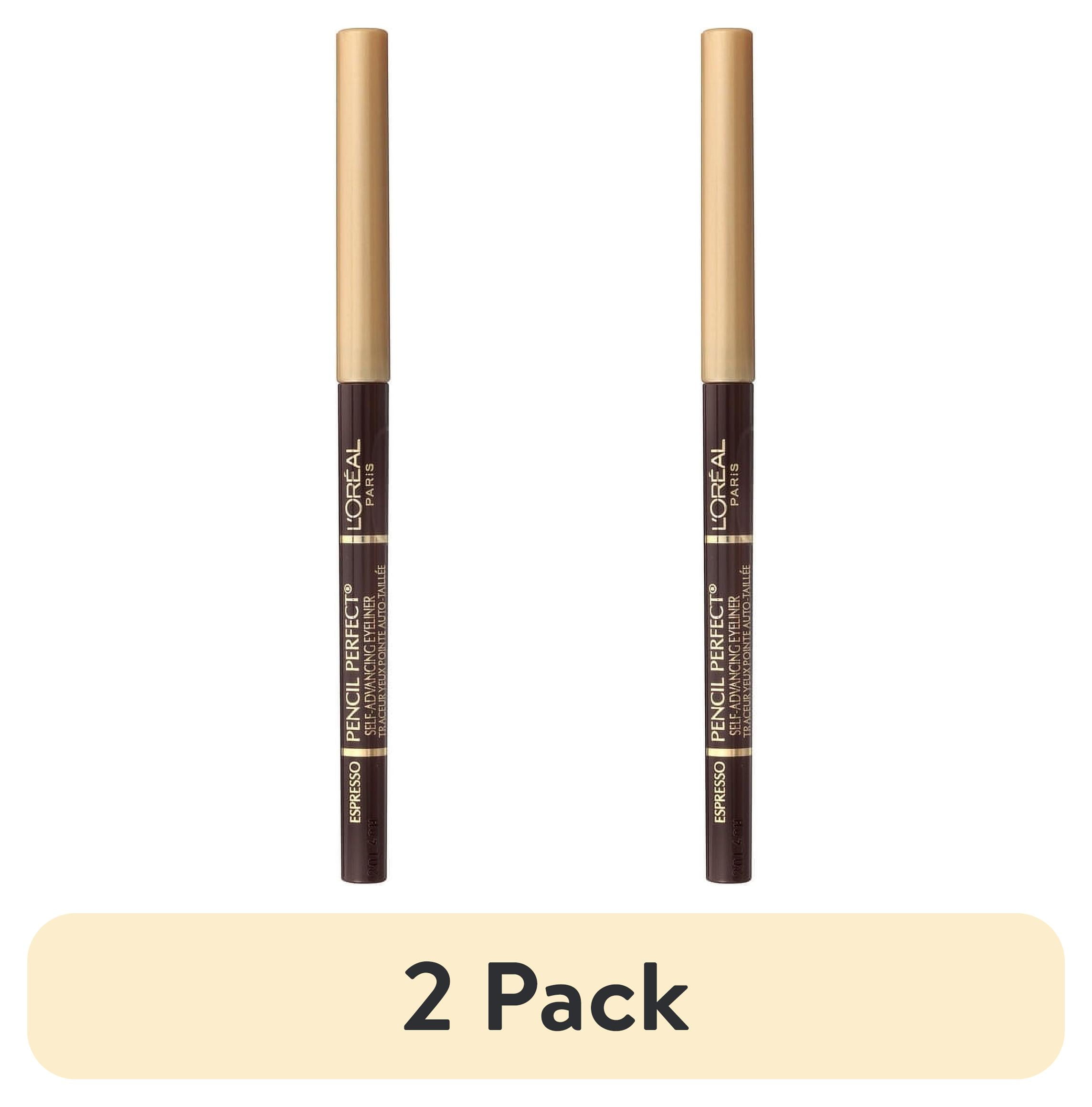 (2 pack) L'Oreal Paris Pencil Perfect Self Advancing Eyeliner, Expresso