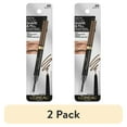 thumbnail interactive-video image 1 of (2 pack) L'Oreal Paris Stylist Shape and Fill Mechanical Eyebrow Makeup Pencil, Brunette, 1 of 10