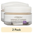 thumbnail interactive-video image 1 of (2 pack) L'Oreal Paris Wrinkle Expert 55+ Anti-Aging Face Moisturizer with Calcium, Non-Greasy, Suitable for Sensitive Skin 1.7oz, 1 of 10