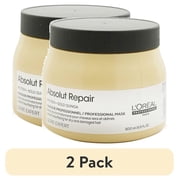 2 pack LOreal Professionnel Serie Expert - Absolut Repair Gold Quinoa + Protein Instant Resurfacing Mask For Dry and Damaged