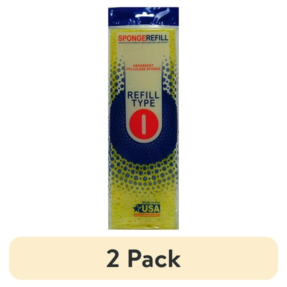 (2 pack) LC Industries Cellulose Sponge Mop Latch Refill
