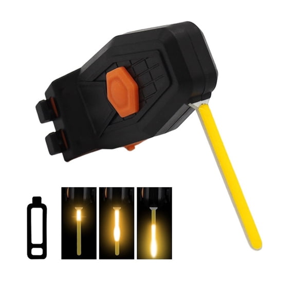 2 pack LED Bicycle Tail Light, yellow Flowing Taillight, Bicycle Rear Light, USB Rechargeable (yellow)