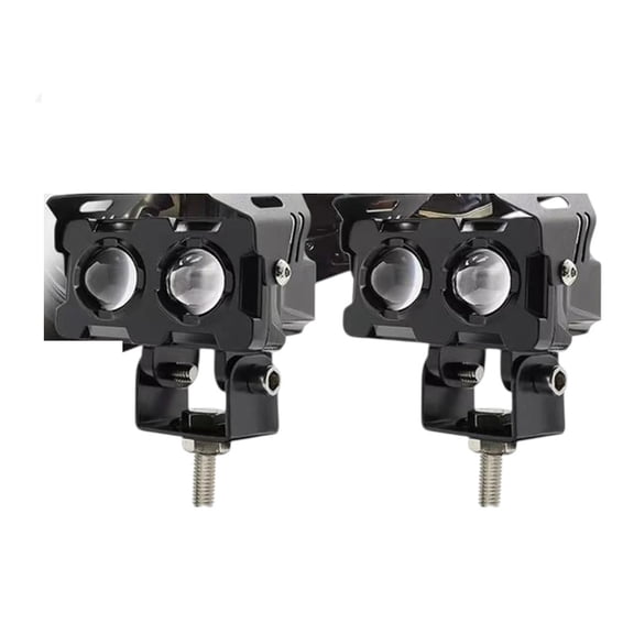 2 pack LED Driving Lights - Auxiliary Fog Spot Work Light Pods Waterproof Double Color for Motorcycle Off Road Truck Tractor Boat