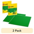 thumbnail interactive-video image 1 of (2 pack) LEGO Classic Green Baseplate, Creative Toy for Back to School, Square 32x32 Stud Foundation to Build and Display Brick Creations, Great for Grassy Nature Landscapes and Back to School Supplies, 11023, 1 of 9