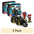 thumbnail image 1 of (2 pack) LEGO DC Batman versus Harley Quinn 76220, Superhero Action Figure Set with Skateboard and Motorcycle Toy for Kids, Boys and Girls Aged 4 Plus, 1 of 9