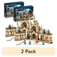 thumbnail interactive-video image 1 of (2 pack) LEGO Harry Potter The Battle of Hogwarts Building Toy Set, Harry Potter Toy for Boys and Girls Ages 9 and Up, Features a Buildable Castle and 6 Minifigures to Recreate an Iconic Scene, 76415, 1 of 10