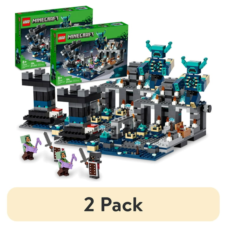 2 pack) LEGO Minecraft The Deep Dark Battle 21246 Building Toy Set