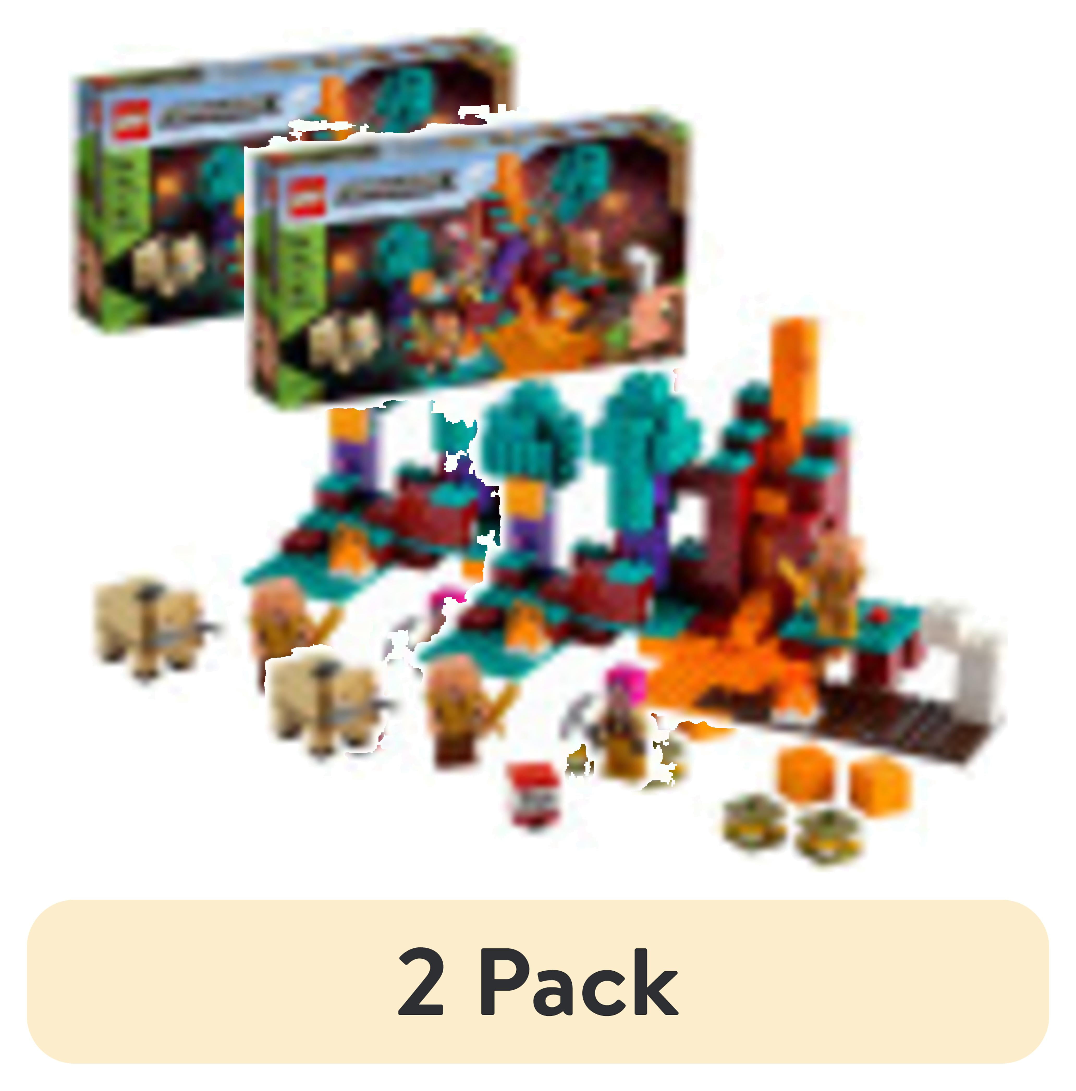 (2 pack) LEGO Minecraft The Warped Forest 21168 Building Toy Set (287 Pieces)