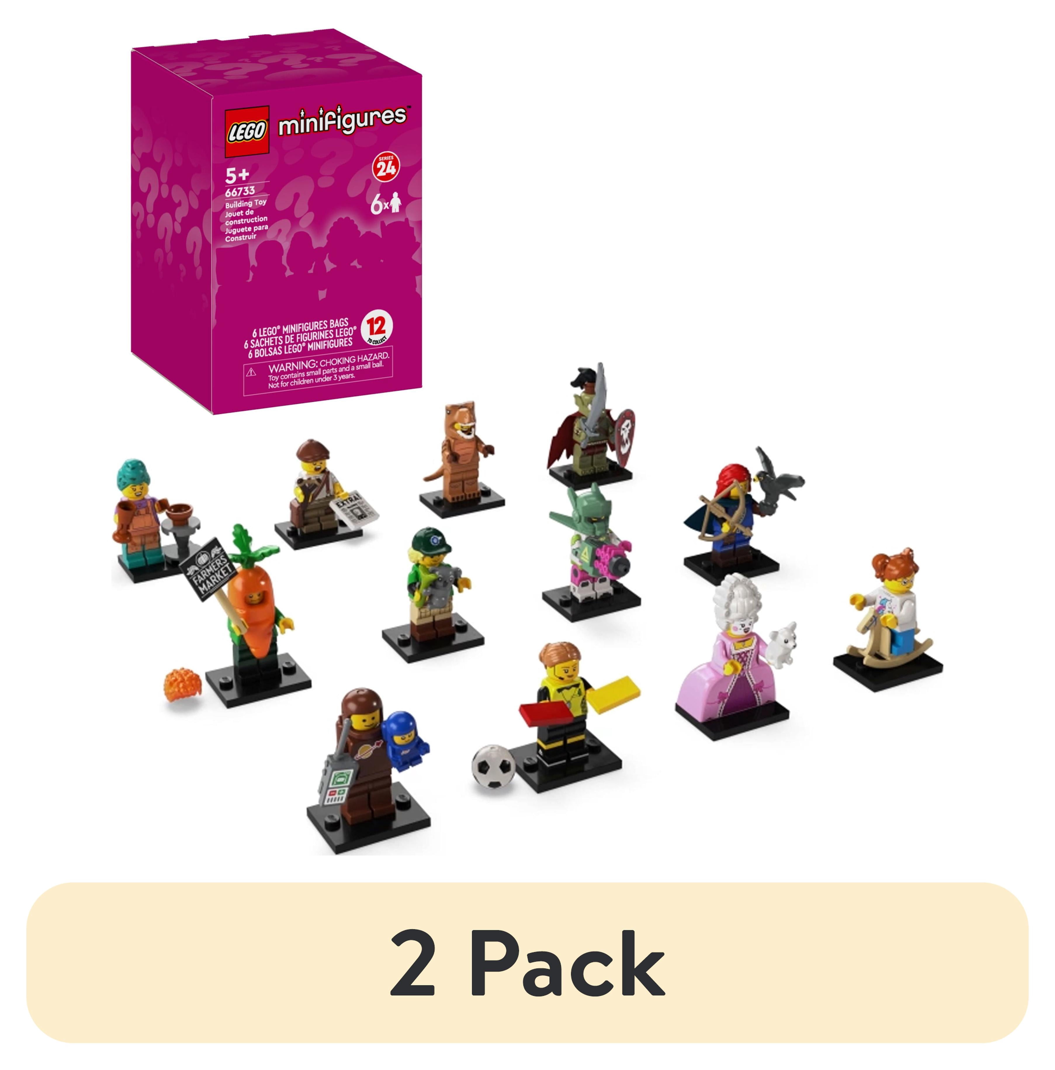 LEGO Minifigures Series 24 6-Pack 66733 Building Toy Set with