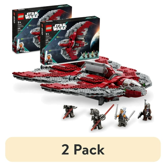 (2 pack) LEGO Star Wars Ahsoka Tano's T-6 Jedi Shuttle 75362