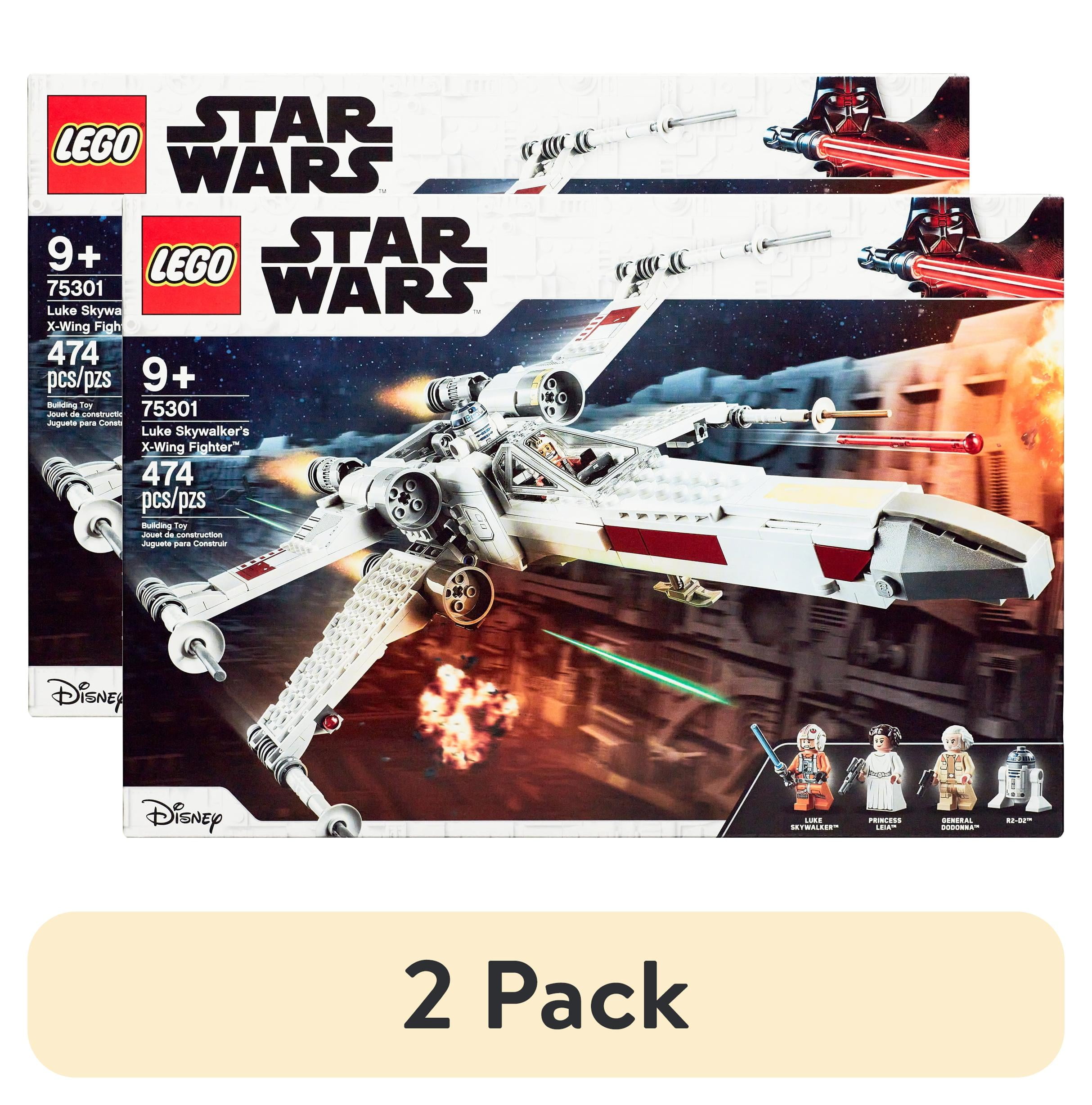 Updated my X-Wing (75301 mod, mini figure scale) : r