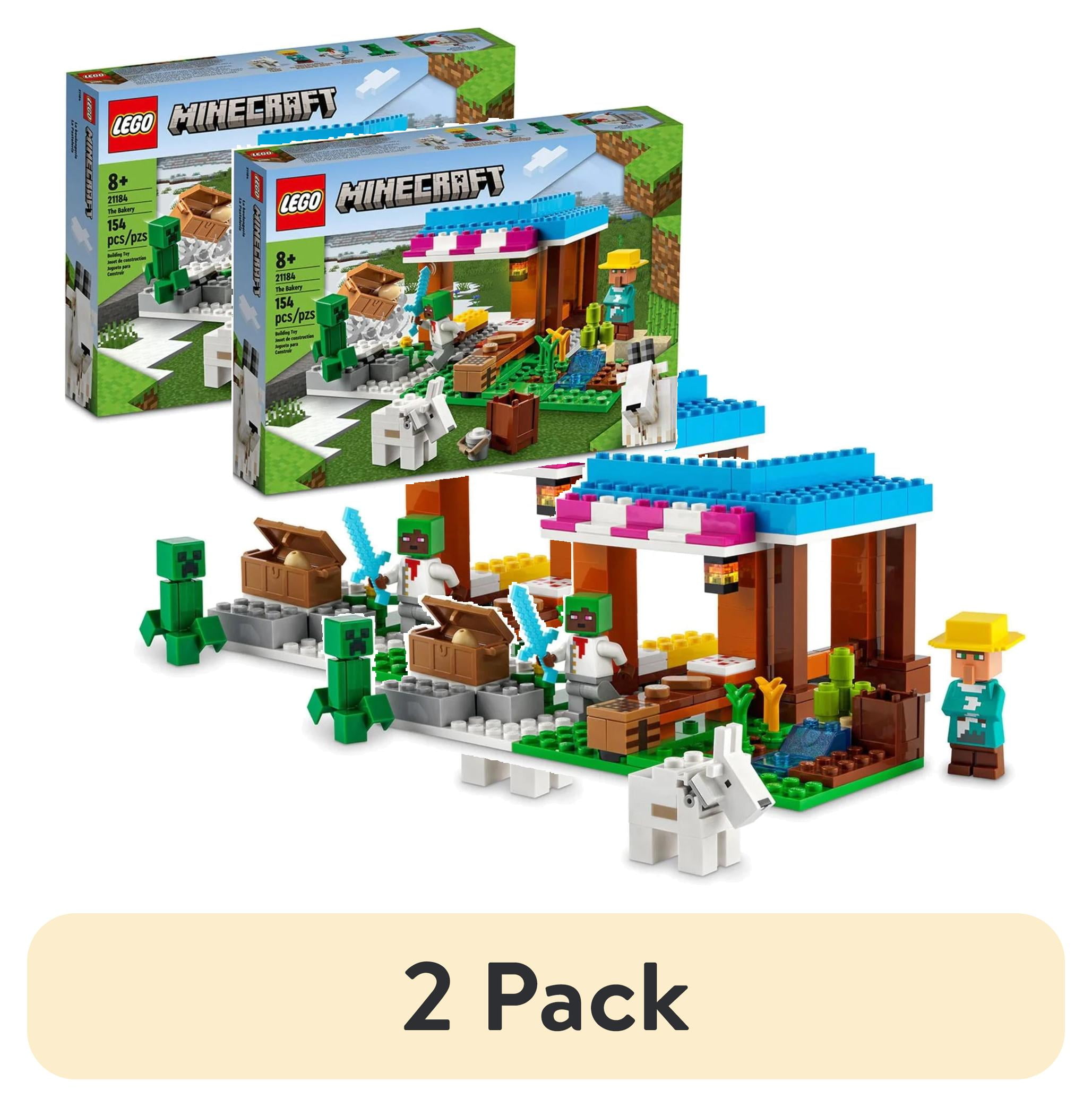 3 pack) LEGO Minecraft Bakery Set 21184 - Building Toy with