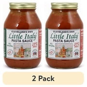 (2 pack) LITTLE ITALY PASTA SAUCE, 32 OZ