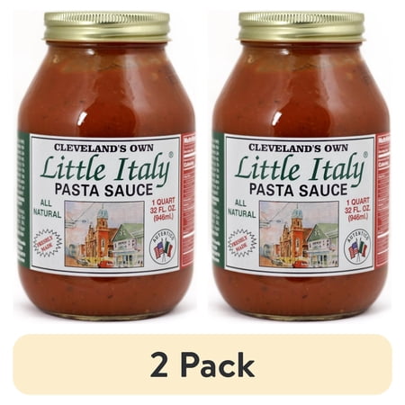 (2 pack) LITTLE ITALY PASTA SAUCE, 32 OZ