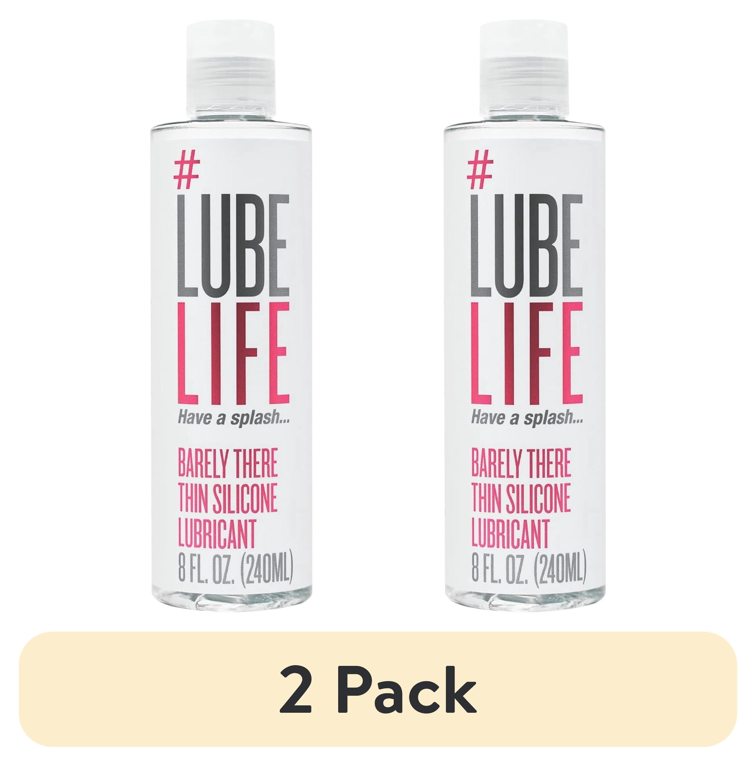 (2 pack) LUBELIFE Barely There Thin Silicone Lubricant For Sex, Water ...