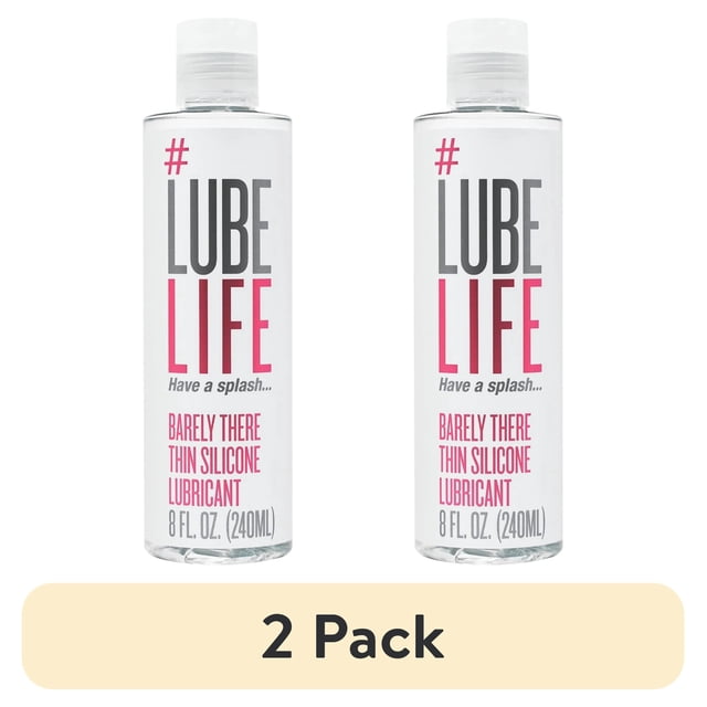 (2 pack) LUBELIFE Barely There Thin Silicone Lubricant For Sex, Water ...