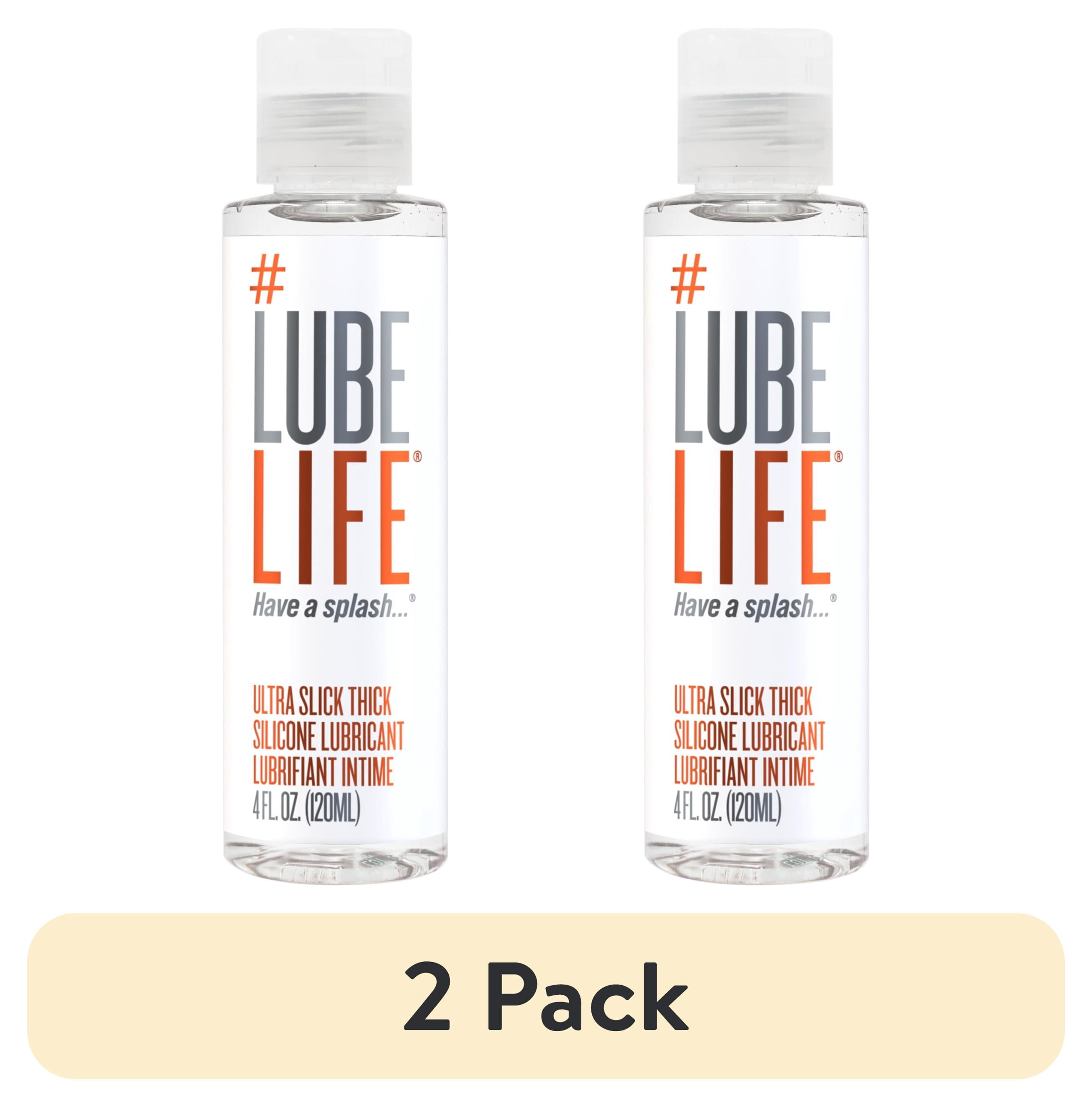(2 pack) LUBELIFE Ultra Slick Thick Silicone Personal Lubricant, Long ...