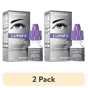 2 pack LUMIFY Eye Drops For Redness Relief & Whiter & Brighter Looking Eyes, .08 fl oz2.5 mL