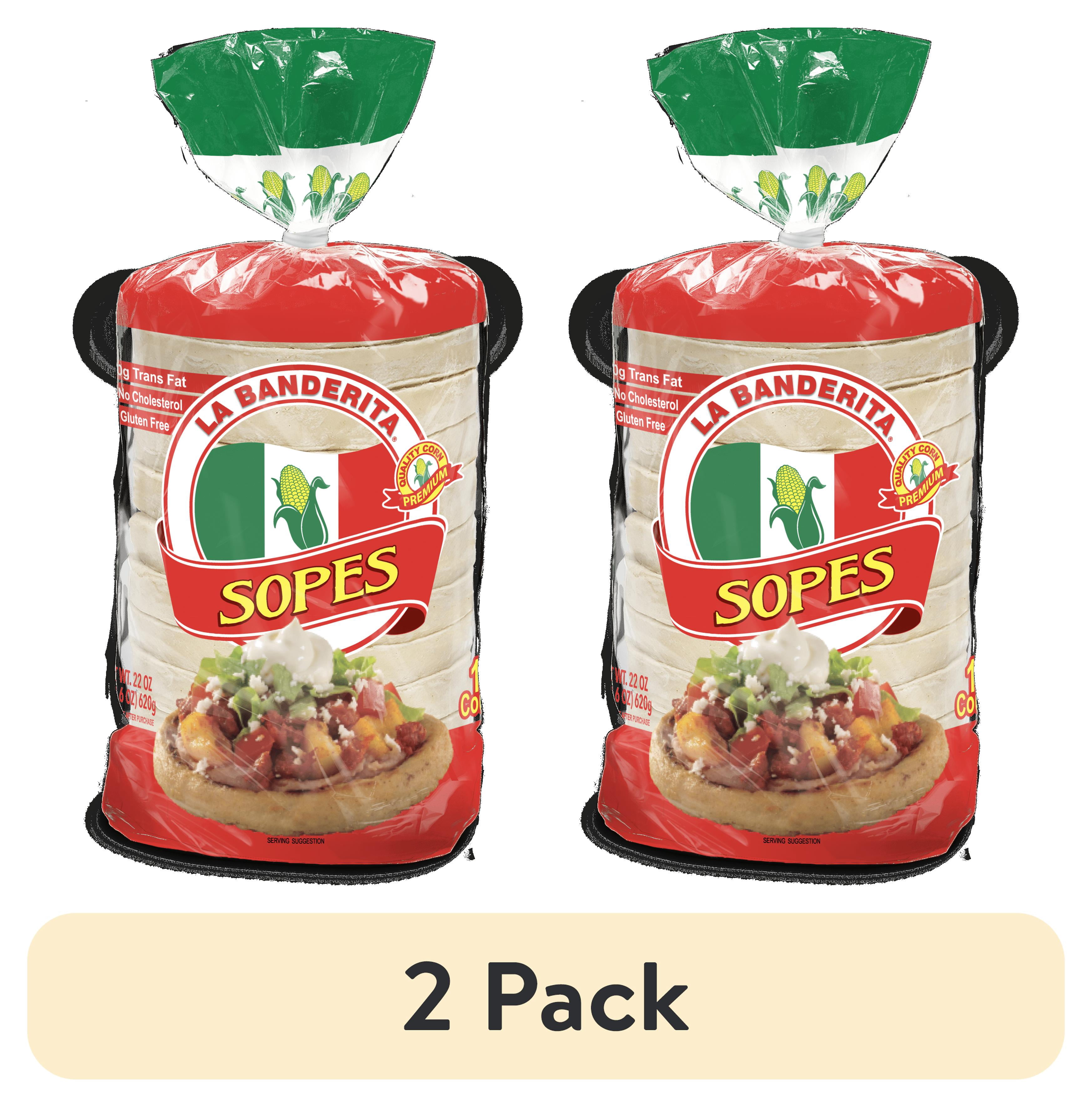 (2 pack) La Banderita Sopes, 22 oz, 12 Count - Walmart.com
