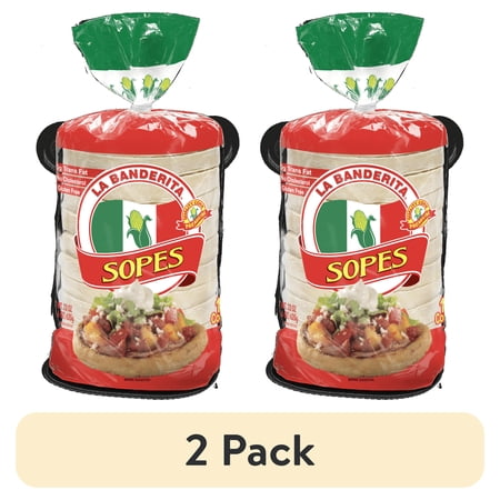 (2 pack) La Banderita Sopes, 22 oz, 12 Count