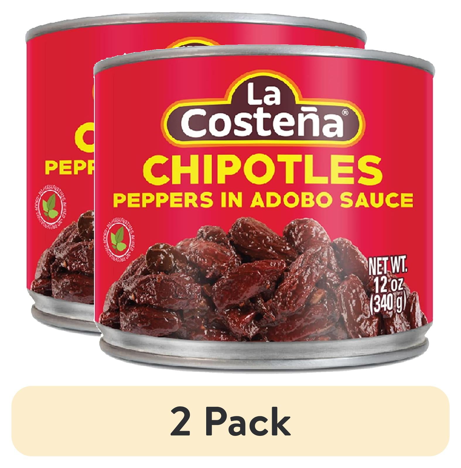 (2 pack) La Costeña Chipotle Peppers in Adobo Sauce, 12 oz