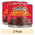 thumbnail image 1 of (2 pack) La Costeña Chipotle Peppers in Adobo Sauce, 12 oz, 1 of 6