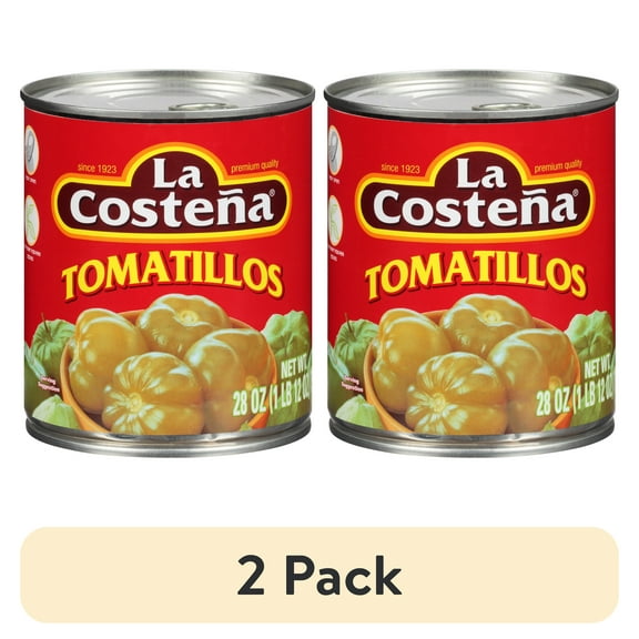 (2 pack) La Costeña Pickled Green Tomatillo, 28 oz