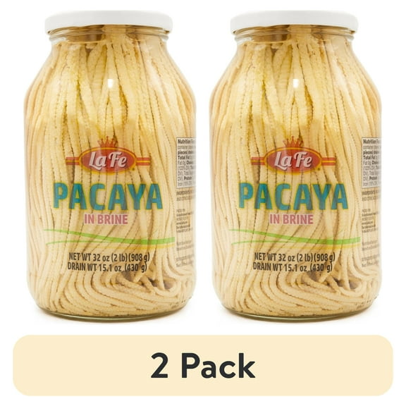 (2 pack) La Fe Pacaya in Brine 32 oz