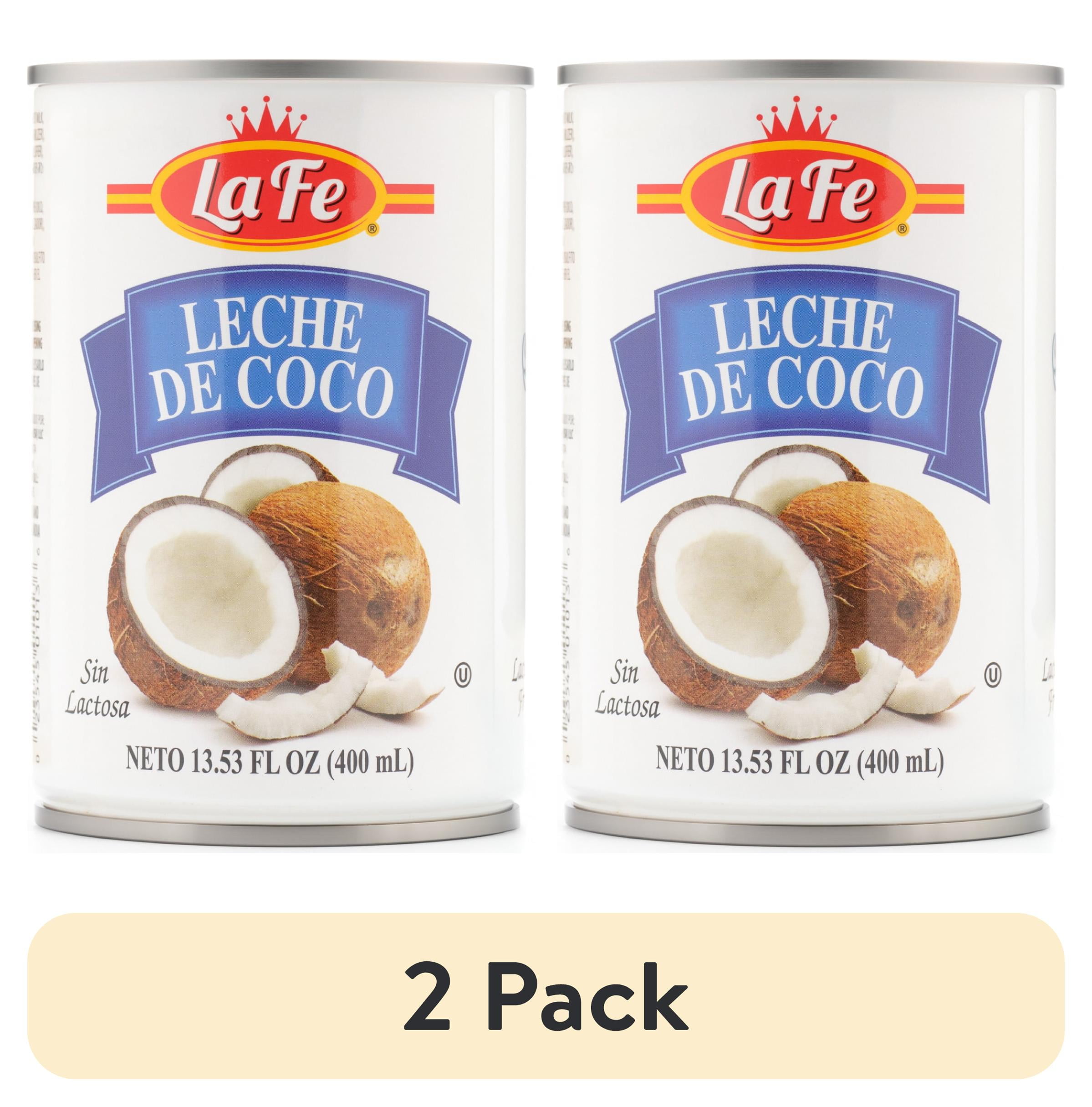 (2 pack) La Fe Coconut Milk, 14 oz Can