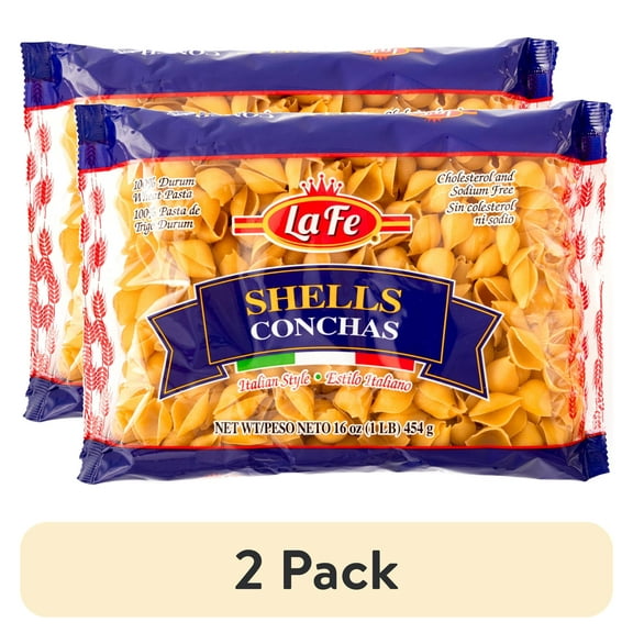 (2 pack) La Fe Sea Shells 16 Oz Bag