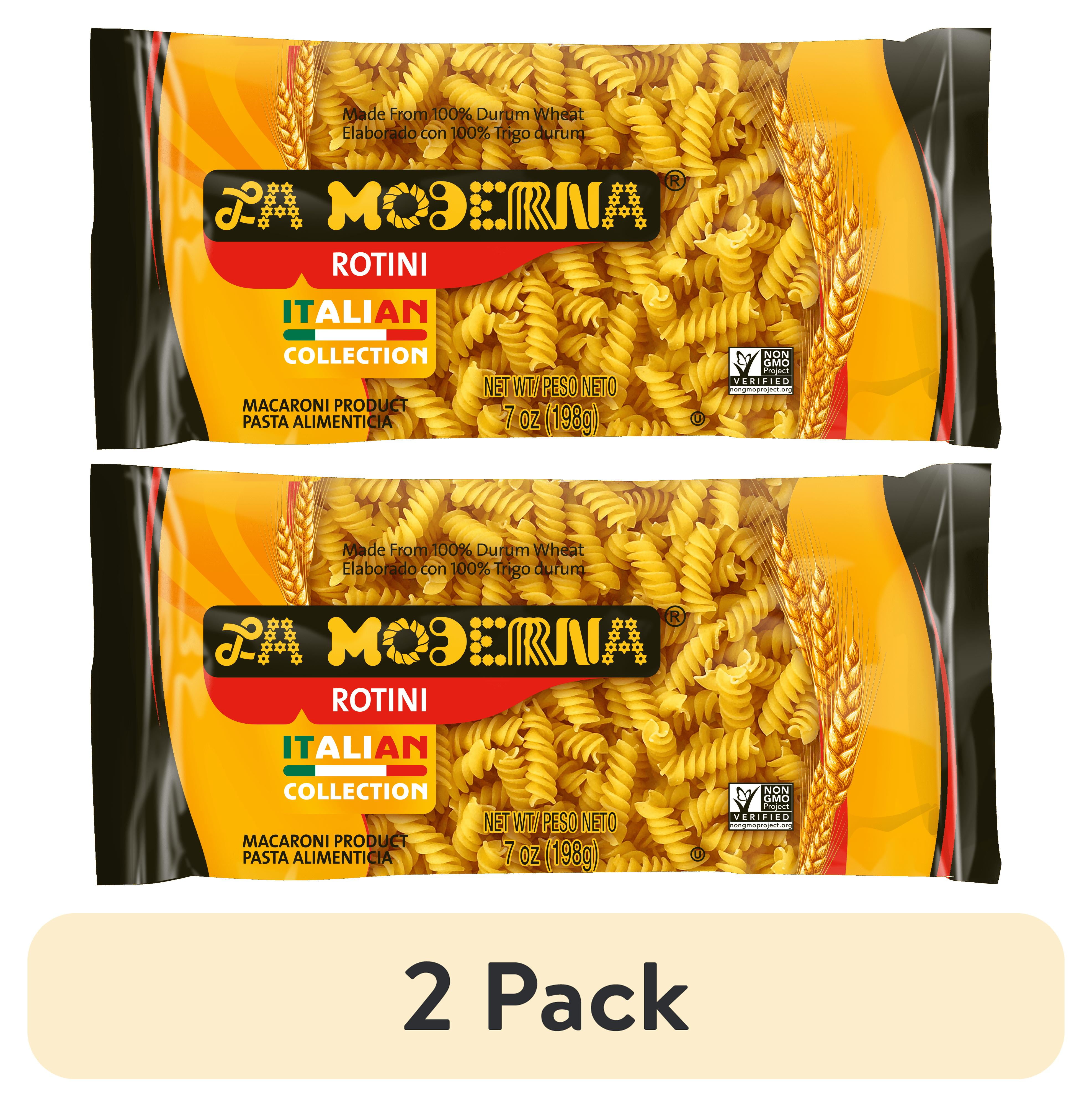 (2 pack) La Moderna Rotini Pasta, 100% Durum Wheat, 16 oz