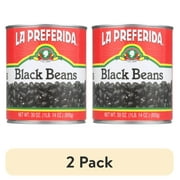 (2 pack) La Preferida Black Beans, 30 oz, Can