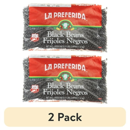 (2 pack) La Preferida Black Beans, 4 lbs