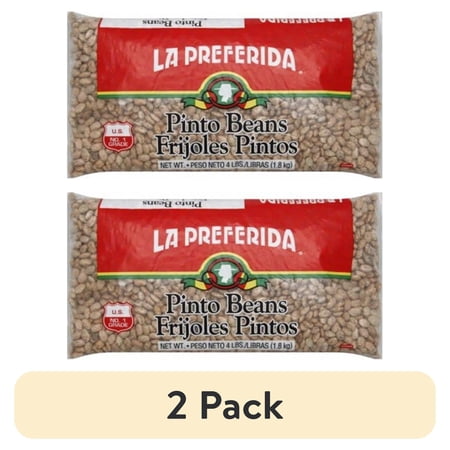 (2 pack) La Preferida Traditional Pinto Beans, 4.0 LB