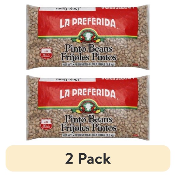 Jack Rabbit Pinto Beans - 1 Lb. Bag, Pack Of 24 Bags Per Case | Dried Beans For Chili, Refried Beans, And Side Dishes