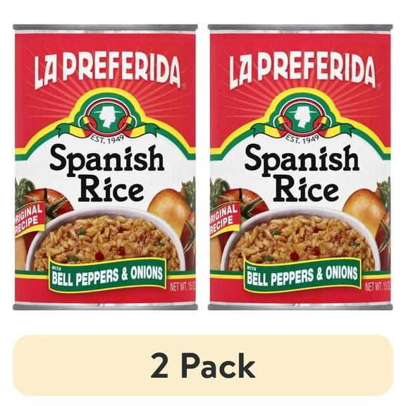 (2 pack) La Preferida Spanish Rice With Bell Peppers & Onions, 15 oz
