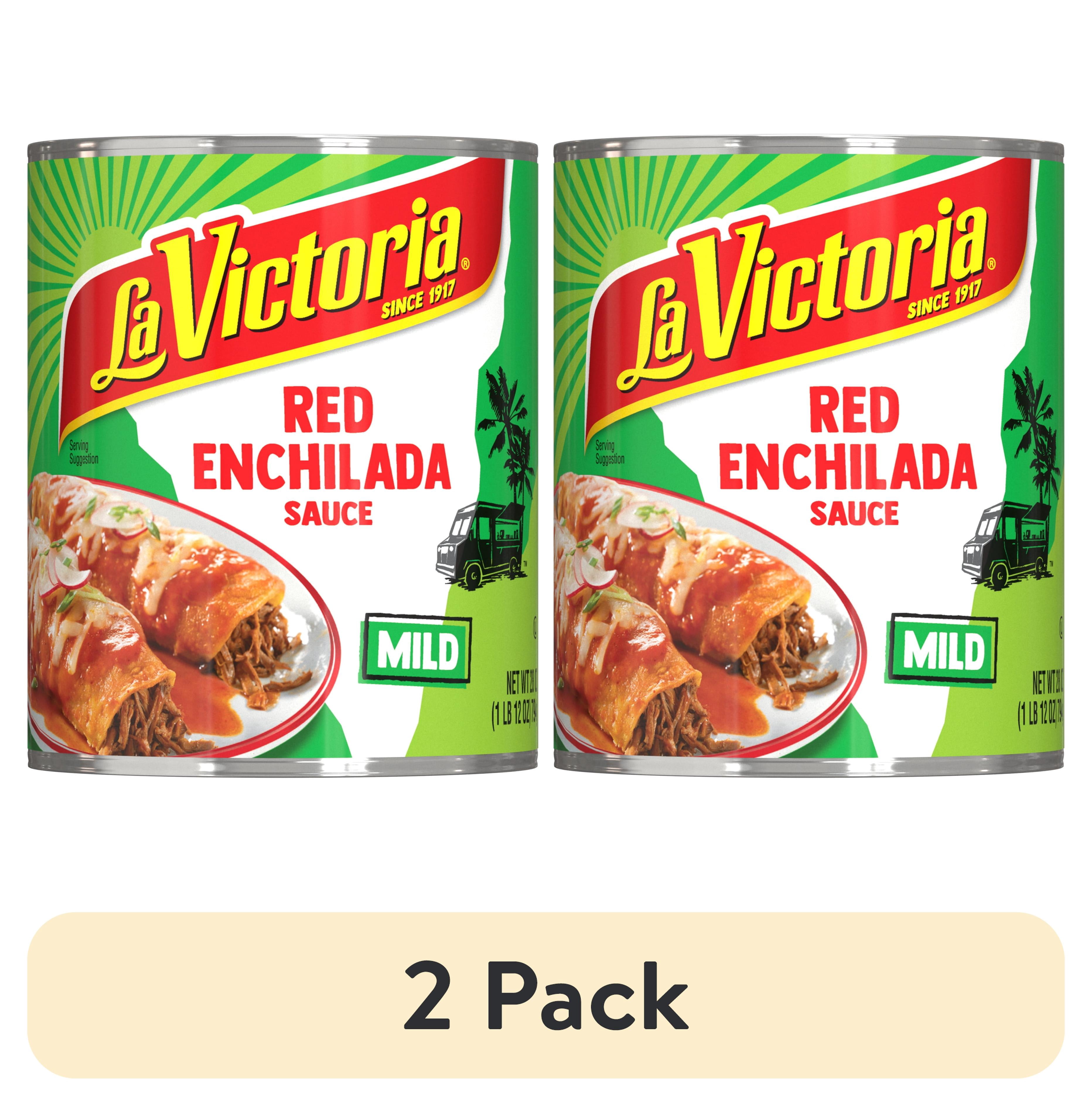 (2 pack) La Victoria Traditional Red Enchilada Liquid Sauce Mild, 28 oz